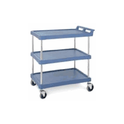 Utility Cart Bc Series Polyurethane, Chrome 3