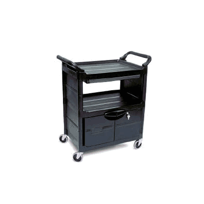 Utility Cart Plastic 33-5/8 X 18-5/8 X 37-3/4