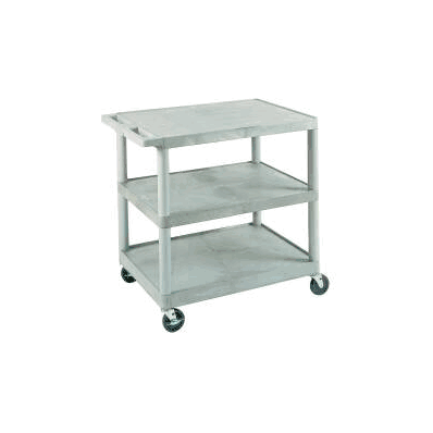 Utility Cart Polyethylene Plastic 32 X 24 X 3