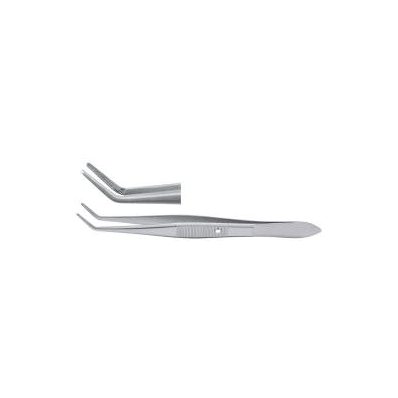 Utility Forceps Nugent Tweezer Type Curved 4-