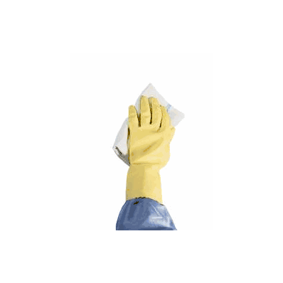 Utility Glove Small Latex Yellow Nonbeaded Cu