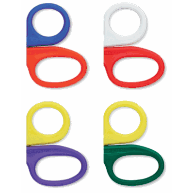 Utility Scissors, 7.5", Orange/Blue - 1/EA -