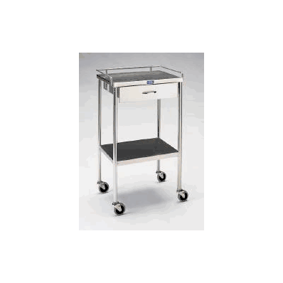 Utility Table, 16" X 20" X 34", 1 Drawer / 1 Shelf