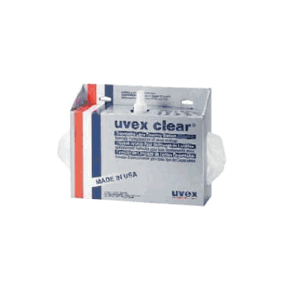Uvex Clear Disposable Lens Cleaning Station