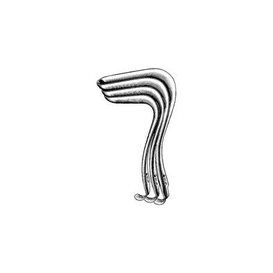 Vaginal Retractor Sklar Sims 3-1/2 Inch X 1-1