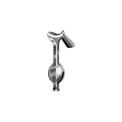 Vaginal Speculum Berlind-Auvard, Narrow 4-1/4" L X 1-5/8" Single End Angled 90 Degree Weighted 2.5 Lbs.