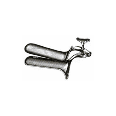 Vaginal Speculum Collin, Small 3-3/4 x 1-1/4" Silver