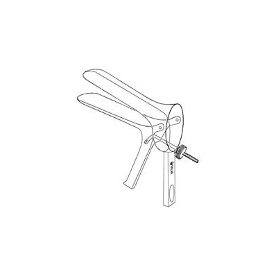 Vaginal Speculum Cusco, Large, Clear