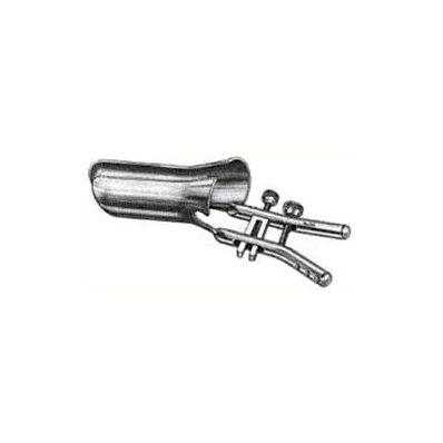 Vaginal Speculum DeVilbiss, Small 3-1/2 X 7/8" Silver, Parallel Opening Blades
