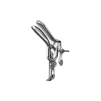 Vaginal Speculum Graves, Medium 4 x 1-3/8" Improved Pattern Wide Angle Blade
