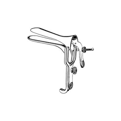Vaginal Speculum Graves, Small Double Blade Duckbill Floor Grade