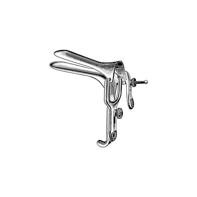 Vaginal Speculum Graves, X-Large 4-3/4" x 1-1/2" Double Blade Duckbill