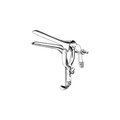 Vaginal Speculum Pederson, Small 3 x 3/4" Double Blade Duckbill, Office Grade