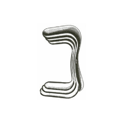 Vaginal Speculum Sims, Large 1-3/8 x 3-1/2" and 1-1/2 x 4" Double End