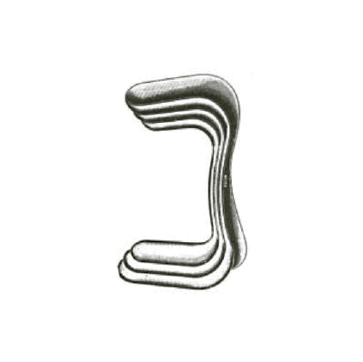 Vaginal Speculum Sims, Medium 1-1/8 x 3" and 1-1/4 x 3-1/2" Double End