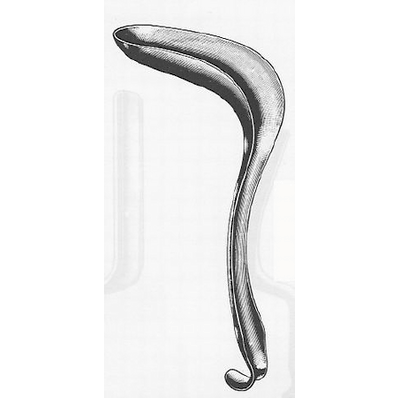 Vaginal Speculum Sims, Medium Single End, Silver