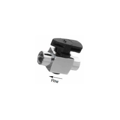 Valve, Plug, 1/8 F X 1/8 Nptf, - Sold as 1/