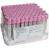 Venous Blood Collection Tube, <b>10.8mg K2 EDTA 13 X 100 mm, 6 mL, Pink Top</b> Whole Blood, Clear with Paper Label Plastic Tube, Sterile (100/Box) by BD 367899<br><br><font color="red"><b>BACK TO THE PRODUCT TABLE, <a href="https://www.aaawholesalecompany.com/clinical-laboratory-laboratory-glassware-and-plasticware-bd-vacutainer-k2-edta-venous-blood-collecti.html">CLICK HERE</a></b></font>