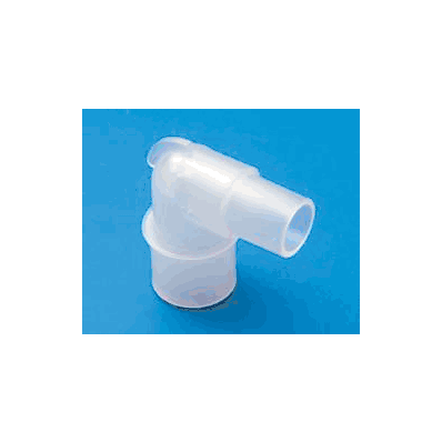 Ventilator Elbow, 22 ID x 22 OD, Temperature Port