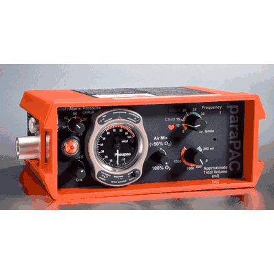 Ventilator, Pneupac ParaPAC with Alarms