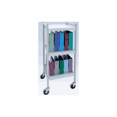 Vertical Chart Rack Steel Beige - Cart, Omni