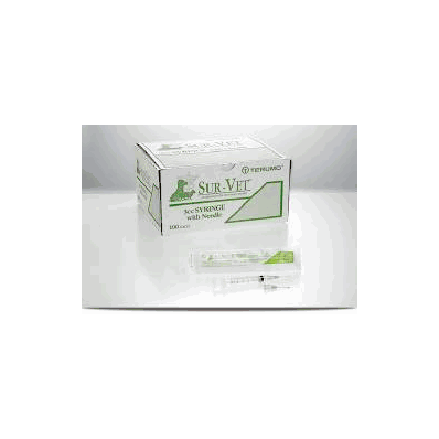Veterinarian Syringe With Needle Sur-vet 1 M
