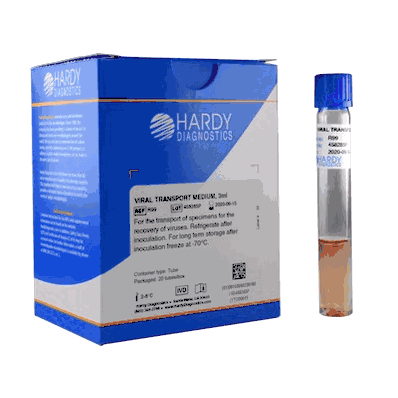 Viral Transport Medium VTM, 3ml fill, (Swabs sold separate)