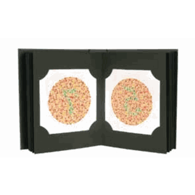 Vision Tester, 14 Plates Ishishara Test, for Red-Green Deficiency