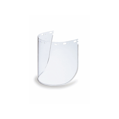 Visor, Clr, Acetate, Alum Bound, 8.5x15x.04 -
