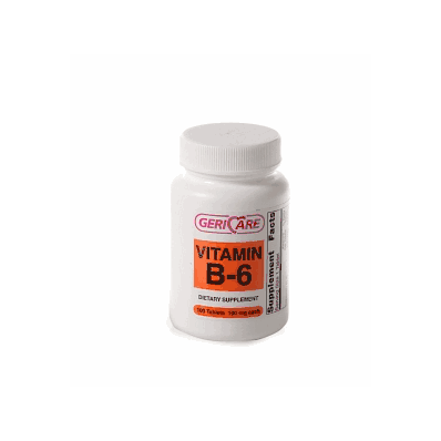 Vit B-6 100mg Tab 100/Bt - Medline