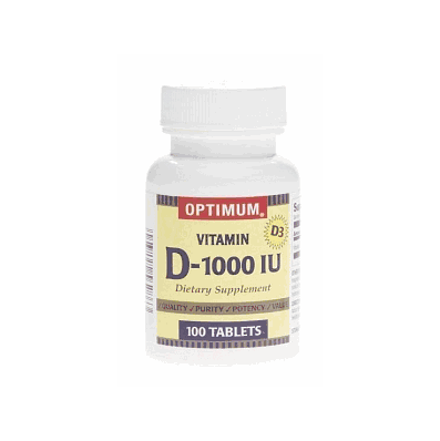 Vit D-3 1000iu Tab 100/Bt - Medline
