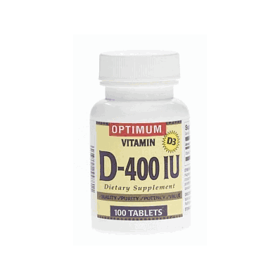 Vit D-3 400iu Tab 100/Bt - Medline