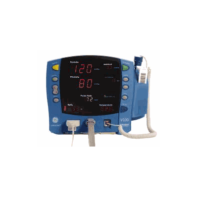 Vital Signs Monitor Carescape V100 Ge Ohmeda