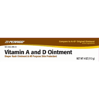 Vitamin A & D Ointment, 4 oz. Tube Ointment 