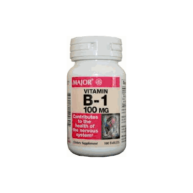 Vitamin B-1 Supplement 100 Mg Tablet 100 Per
