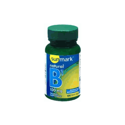 Vitamin B-1 Supplement Sunmark 100 Mg Tablet