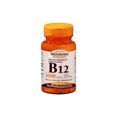 Vitamin B12 Sundown Naturals 6000 Mcg Tablet