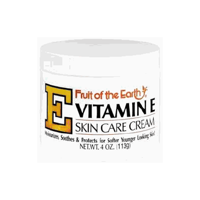 Vitamin E Skin Cream Fruit Of The Earth 4 Oz