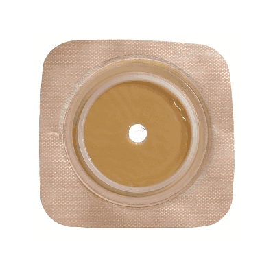 Wafer, Flex, Stomahesve, Tan, 5"X 5" 2 3/4