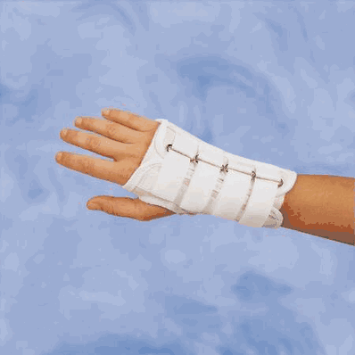 Waist/Forearm splint, 8" long, x-large, foam