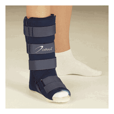 Walker, Boot, Low Top, Open Heel, Med / Lrg