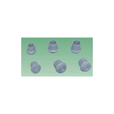 Walker Tips - Tip, Walker/Commode Gry 1 1/ 8"