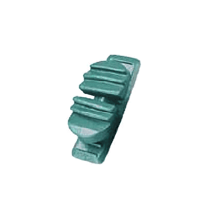Walking Heel Synthetic Rubber, Green, Heel Cu