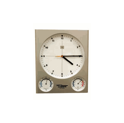Wall Mount Clock / Hygrometer One Part#THC-001