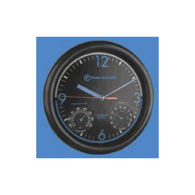Wall Mount Clock, Thermometer, Humidity Fishe