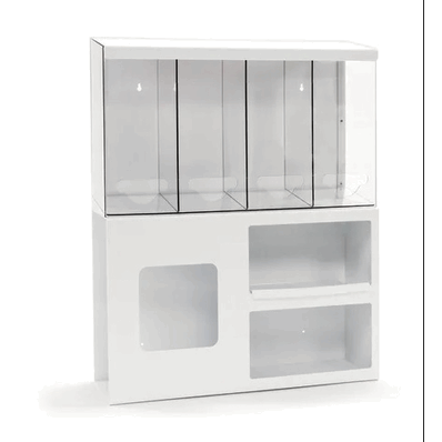 Wall Mounted Bulk PPE Dispenser/OR Dispenser, 25"W x 6.25" x 30.13" by Bowman 18372