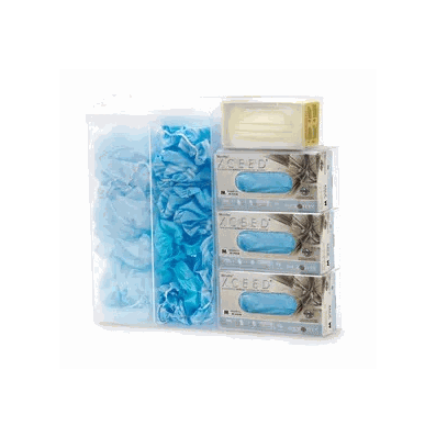 Wall or Door Mounted Frosted Acrylic Bulk PPE Dispenser, 22.5"W x 4.5"D x 20.63"H by Bowman 1812