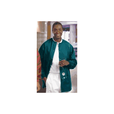 Warm-up Jacket Black Large Raglan Sleeve - Wa