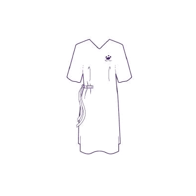 Warming Gown Bair Paws One Size Fits Most Sp