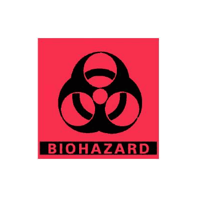 Warning Label Barkley Biohazard Biohazard Fl